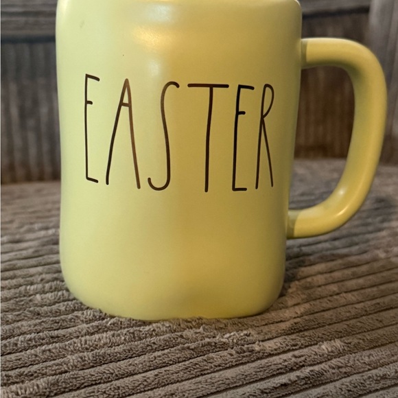 Rae Dunn Other - Rae Dunn Pastel Green 'EASTER' Ceramic Matte Mug w/ Gold Text